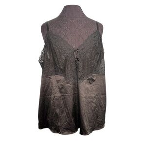 Cacique Plus Size Black Sleep Camisole